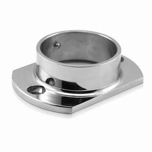 Oblong Base Plate for Railing Systems Outdoor Use