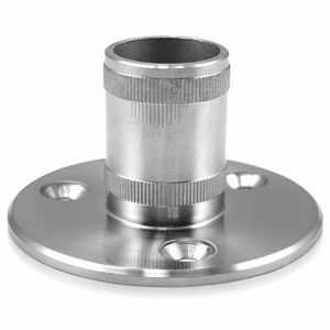 Knurling Balustrade Post Base Plate