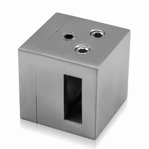Square Bar Holder for Square Railing Systems 40x40
