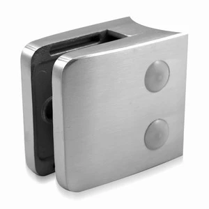 Square Glass Railing Clamp for Stair
