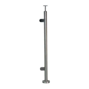 Stainless Steel Round Stair Rail End Post