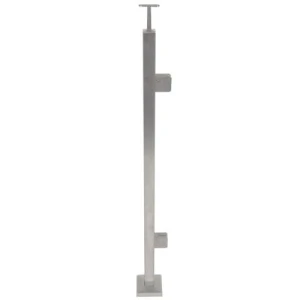 Steel Stair Handrail End Post Square
