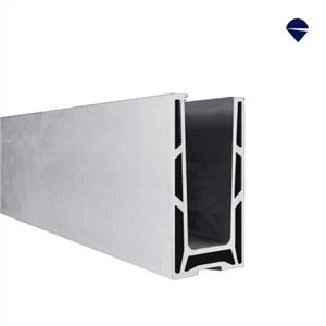 Adjustable 0.5kN Top Mount Aluminum Glass Channel