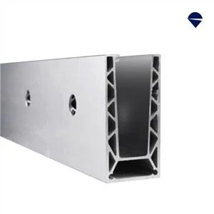 Adjustable Side 1kN Aluminium Glass Channel