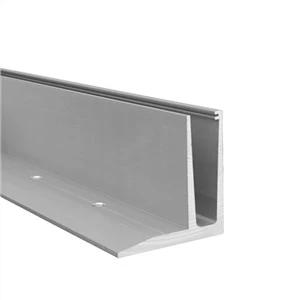 Aluminium Glass Channel F type