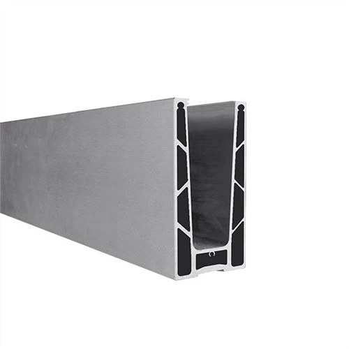 Original Hollow Top Mount Aluminium Glass Channel